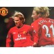 Signed picture by Diego Forlan the Manchester United footballer.